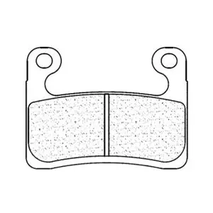 Pikatoimitus CL Brakes reitti metalliseos - 1257XBK5 Jarrupalat