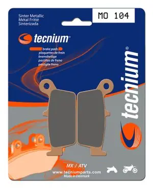 Tecnium MX/Quad metallifrittinen - MO104 Jarrupalat Sertifioitu