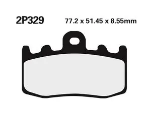 Erikoistarjous Nissin tie /Maasto metallipainettu - 2P-329ST Jarrupalat