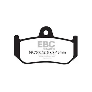 Sertifioitu EBC Sinter Metalli Sinteröity Takana Jarrupalat