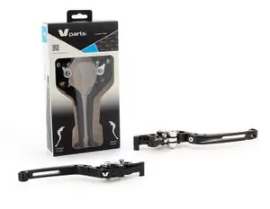 Uutuus Bihr repliables 177mm taillé masse noir/visserie alu avec adaptateurs par paire Jarru- ja kytkinvivutYAMAHA 600 FZS 600 FAZER (RJ02) - 1998 - 2003