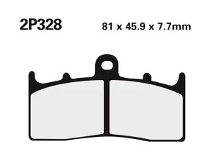 Loppuunmyynti Nissin route /Off-Road métal fritté - 2P-328ST Jarrupalat