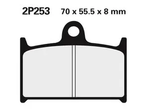 Nissin tie /Maasto metalliseos - 2P-253ST Jarrupalat Nopea Toimitus