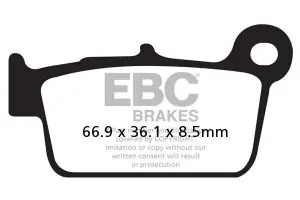 Osta Tänään EBC Hiili Jarrupalat