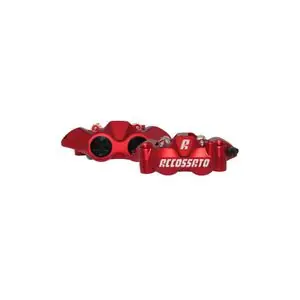 Accossato radiaalinen monobloc-taottu 108mm keraamisilla palasilla Universal Jarrusatulat - Punainen Ilmainen Palautus