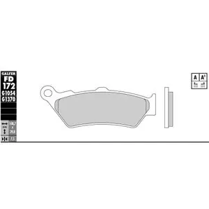 Galfer Sinter Metalli Sinteröity Etu Jarrupalat Erikoistarjous