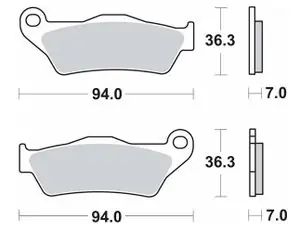 Osta Tänään SBS 1003 LS Jarrupalat