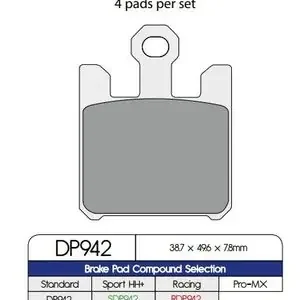 DP Brakes Métal Fritté Jarrupalat Bestseller