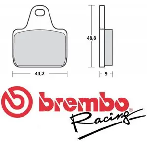 Brembo Racing Z04 TYPE R M049 POUR ETRIER P2 34 Universal Jarrupalat Tukkuhinta