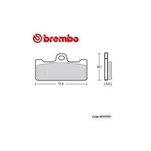 Brembo Racing Z04 TYPE O M029 POUR ETRIER P4 32/36 Universal Jarrupalat Asiakkaiden Suosikki