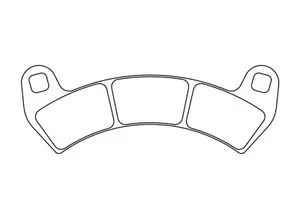 CL Brakes métal fritté - 1247ATV1 Jarrupalat Heti Saatavilla