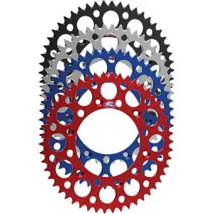 Korkea Laatu Renthal Ultra light Anodise musta Anti mud 50 hampaita Kruunu