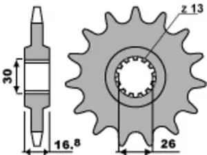 Älä Missaa PBR terässtandard 2068 - 525 Eturatas