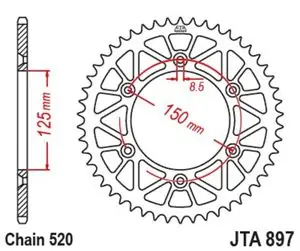 Alennettu Hinta JT. Racelite alumiini musta 897 - 520 Kruunu
