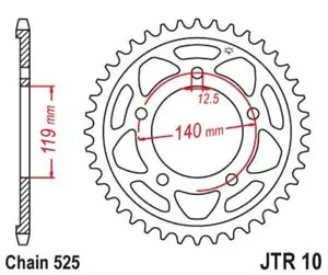 Viikonlopputarjous JT. terässtandard - 525 47 hammasta Kruunu