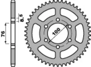 Alennettu Hinta PBR teräs C45 standard 4513 - 428 Kruunu
