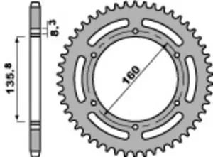 PBR teräs C45 standard 3552 - 520 Kruunu Loppuunmyynti