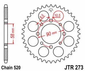 JT. terässtandard 273 - 520 Kruunu Rajoitettu Tarjous