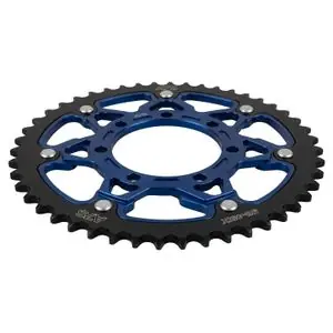 Uutuus Bud Racing alu/Acier Dual 50 dents Kruunu - Sininen