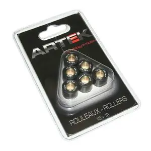 Suosittu Artek ROULEAU SCOOT K1 15x12 7,5g x6 Variaattorin pyörät